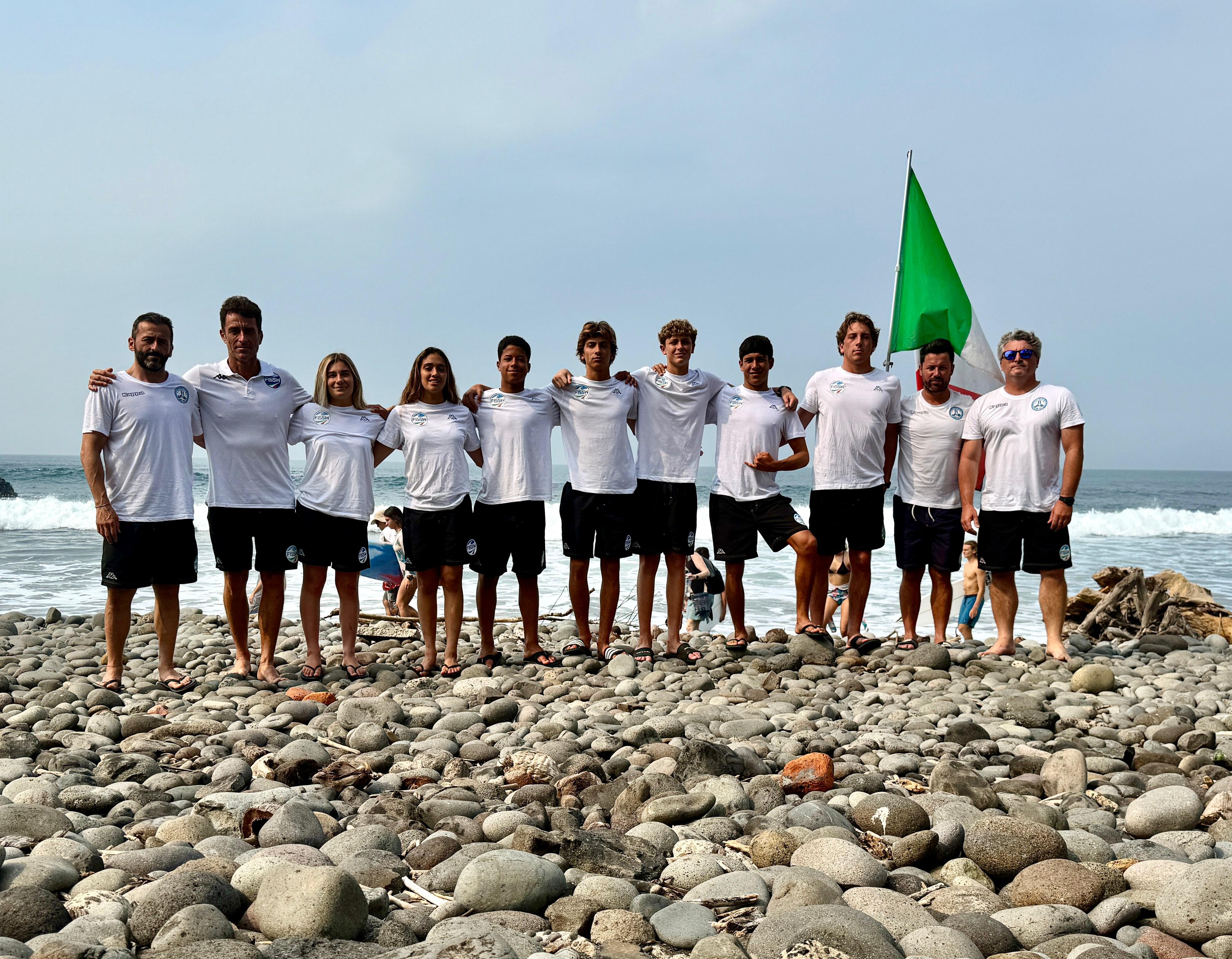 Team Italy juniores surf