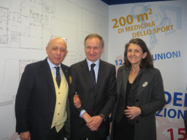 presidente Petrucci, presidente Falcioni e presidente Giordani